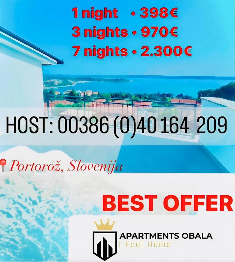 Apartma Portorose Esterno foto